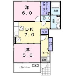 蓮田駅 徒歩22分 1階の物件間取画像